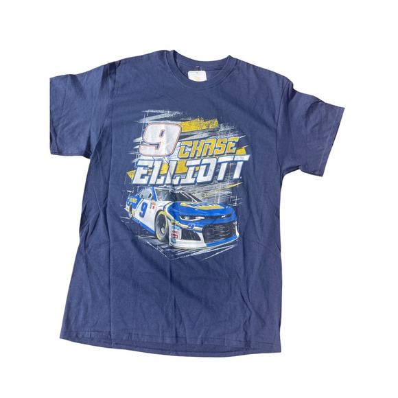 Chase Elliott #9 NASCAR T-Shirt Hendrick Motorsports Racing Graphic Tee Large - Picture 1 of 4
